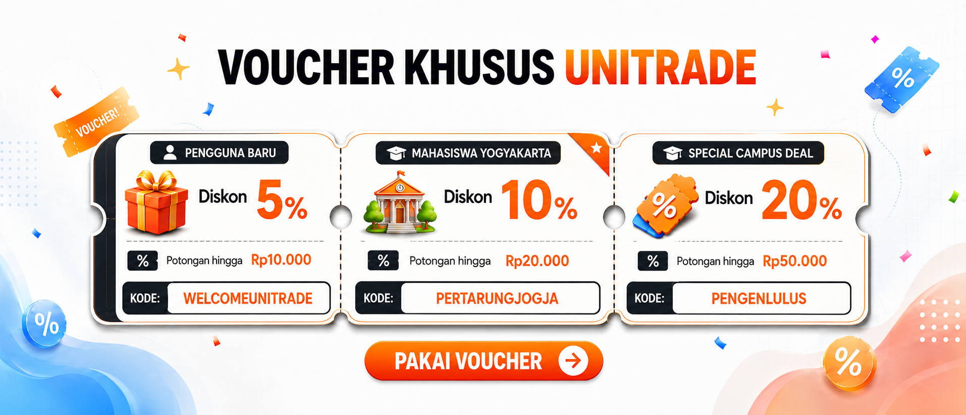 Voucher khusus UniTrade