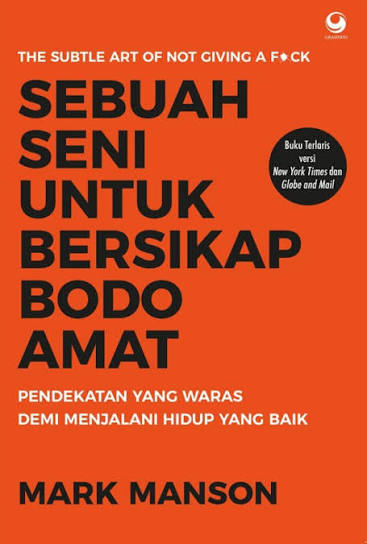 Buku "Sebuah seni untuk bersikap bodo amat"